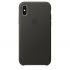 Чехол Apple Leather Case Charcoal Gray (MQTF2) для iPhone X Чехол Apple Leather Case Charcoal Gray (MQTF2) для iPhone X
