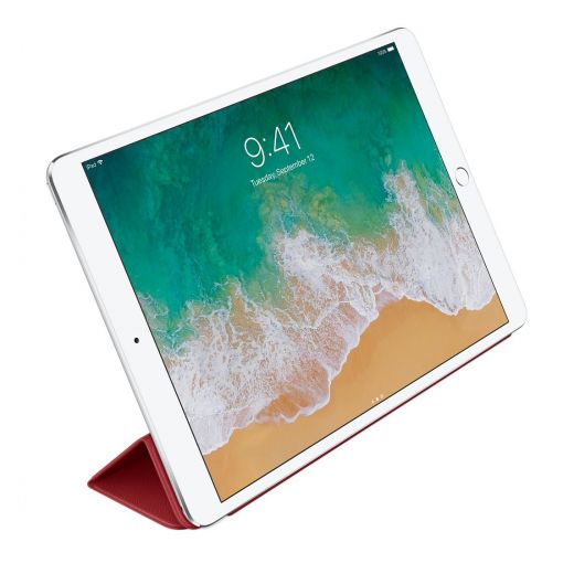 Чехол Apple Leather Smart Cover (PRODUCT)RED для iPad Pro 10.5" (2017) (MR5G2)
