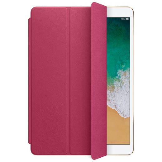 Чехол Apple Leather Smart Cover Pink Fuchsia для iPad Pro 10.5" (2017) (MR5K2)