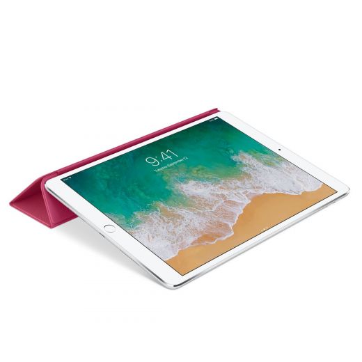 Чехол Apple Leather Smart Cover Pink Fuchsia для iPad Pro 10.5" (2017) (MR5K2)