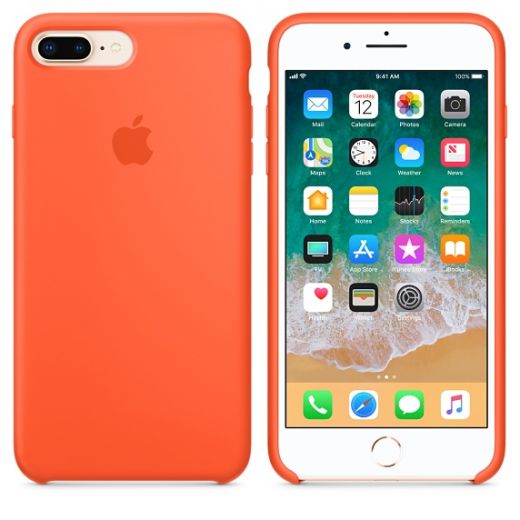 Чехол Apple Silicone Case Spicy Orange (MR6C2) для iPhone 8 Plus / 7 Plus