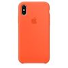 Чехол Apple Silicone Case Spicy Orange (MR6F2) для iPhone X