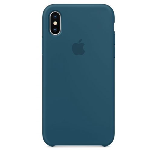 Чехол Apple Silicone Case Cosmos Blue (MR6G2) для iPhone X