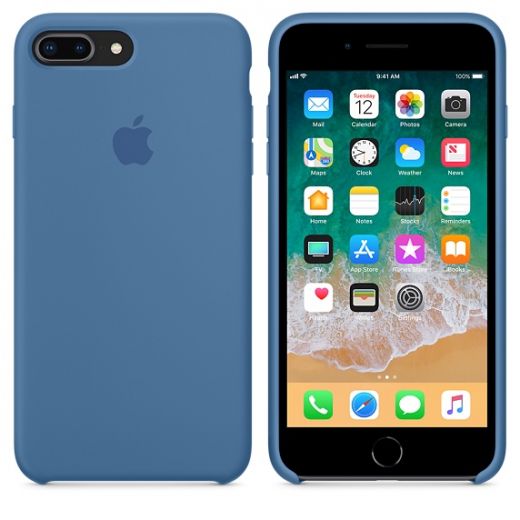 Чехол Apple Silicone Case Denim Blue (MRFX2) для iPhone 8 Plus / 7 Plus