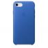 Чехол Apple Leather Case Electric Blue (MRG52) для iPhone 8/7