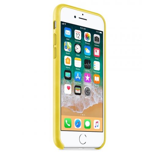 Чохол Apple Leather Case Spring Yellow (MRG72) для iPhone 8/7