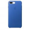 Чехол Apple Leather Case Electric Blue (MRG92) для iPhone 8 Plus / 7 Plus