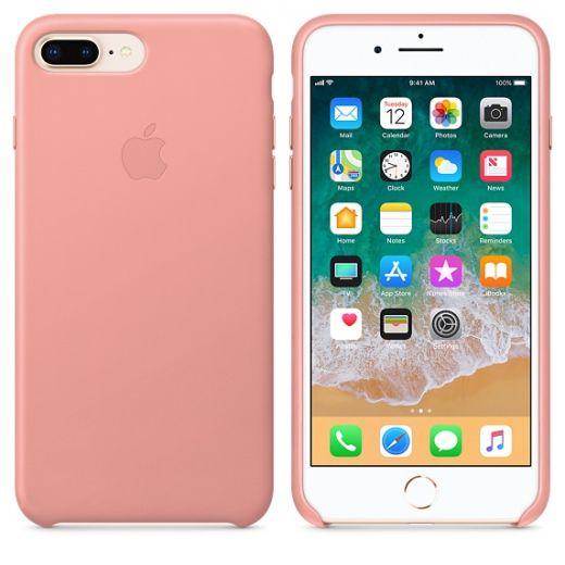 Чохол Apple Leather Case Soft Pink (MRGA2) для iPhone 8 Plus / 7 Plus