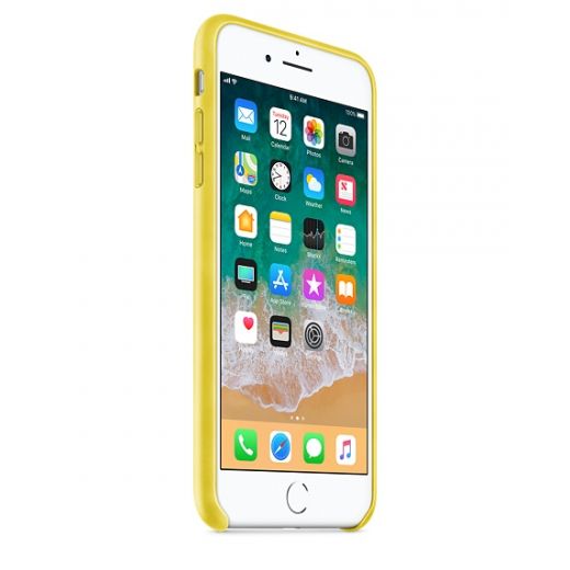 Чехол Apple Leather Case Spring Yellow (MRGC2) для iPhone 8 Plus / 7 Plus