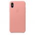 Чохол Apple Leather Case Soft Pink (MRGH2) для iPhone X