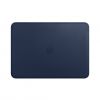 Оригинальный кожаный чехол Apple Leather Sleeve Midnight Blue (MRQL2) для MacBook Air 13.6" M4 | M3 | M2 (2025 | 2024 | 2022) | Pro 13" M1 (2018 | 2019 | 2020) | Air 13"