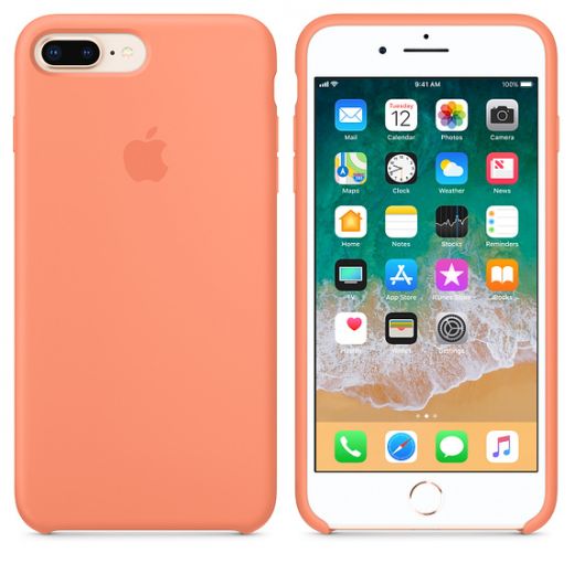 Чохол Apple Silicone Case Peach (MRR82) для iPhone 8 Plus / 7 Plus