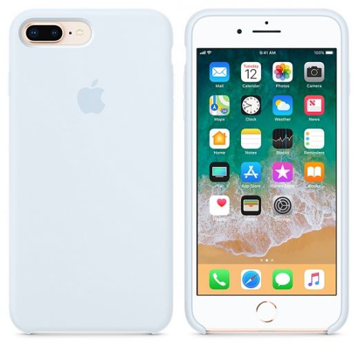 Чехол Apple Silicone Case Sky Blue (MRR92) для iPhone 8 Plus / 7 Plus