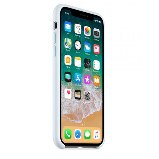 Чехол Apple Silicone Case Sky Blue (MRRD2) для iPhone X