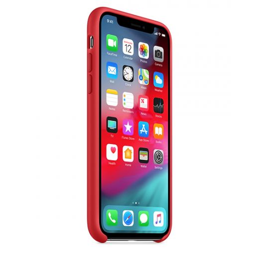 Чехол Apple Silicone Case (PRODUCT) Red (MRWC2) для iPhone XS