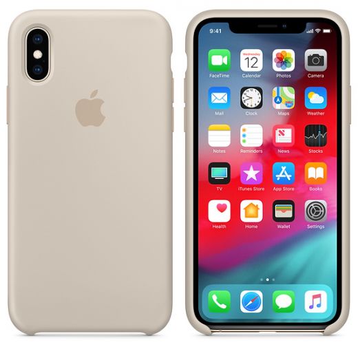 Чохол Apple Silicone Case Stone (MRWD2) для iPhone XS