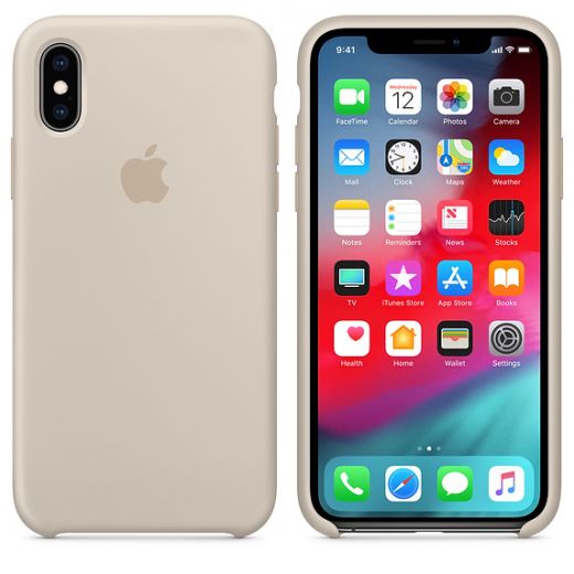 Чехол Apple Silicone Case Stone (MRWD2) для iPhone XS
