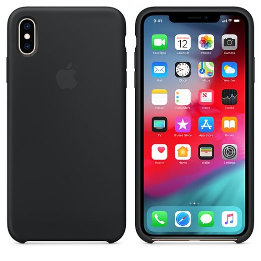 Чохол Apple Silicone Case Black (MRWE2) для iPhone XS Max