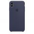 Чехол Apple Silicone Case Midnight Blue (MRWG2) для iPhone XS Max