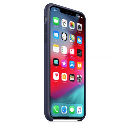 Чехол Apple Silicone Case Midnight Blue (MRWG2) для iPhone XS Max