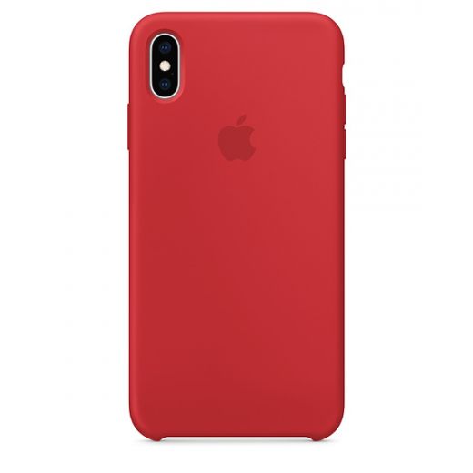 Чехол Apple Silicone Case (PRODUCT) Red (MRWH2) для iPhone XS Max