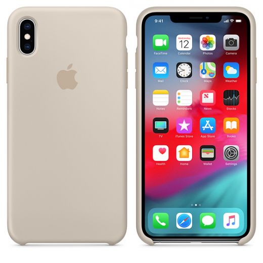 Чехол Apple Silicone Case Stone (MRWJ2) для iPhone XS Max