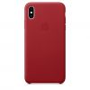 Чохол Apple Leather Case (PRODUCT) Red (MRWQ2) для iPhone XS Max