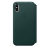 Чехол Apple Leather Folio Forest Green (MRWY2) для iPhone XS