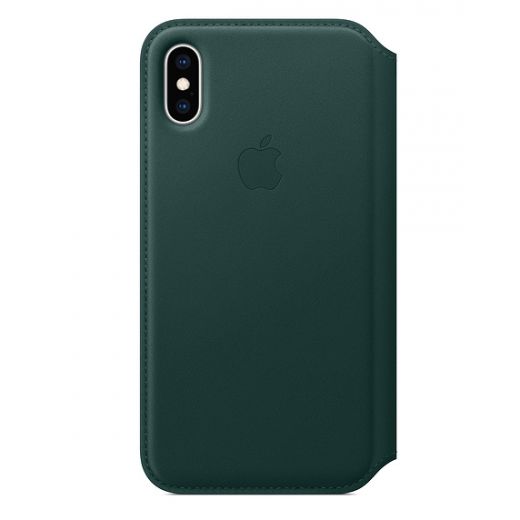 Чохол Apple Leather Folio Forest Green (MRWY2) для iPhone XS