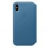 Чехол Apple Leather Folio Cape Cod Blue (MRX02) для iPhone XS Чехол Apple Leather Folio Cape Cod Blue (MRX02) для iPhone XS