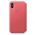 Чехол Apple Leather Folio Peony Pink (MRX12) для iPhone XS Чехол Apple Leather Folio Peony Pink (MRX12) для iPhone XS