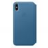 Чехол Apple Leather Folio Cape Cod Blue (MRX52) для iPhone XS Max Чехол Apple Leather Folio Cape Cod Blue (MRX52) для iPhone XS Max