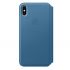 Чехол Apple Leather Folio Cape Cod Blue (MRX52) для iPhone XS Max