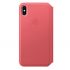 Чехол Apple Leather Folio Peony Pink (MRX62) для iPhone XS Max Чехол Apple Leather Folio Peony Pink (MRX62) для iPhone XS Max
