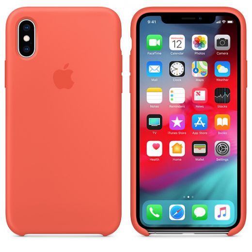 Чехол Apple Silicone Case Nectarine (MTFA2) для iPhone XS