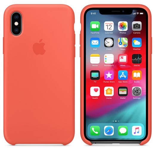 Чехол Apple Silicone Case Nectarine (MTFA2) для iPhone XS