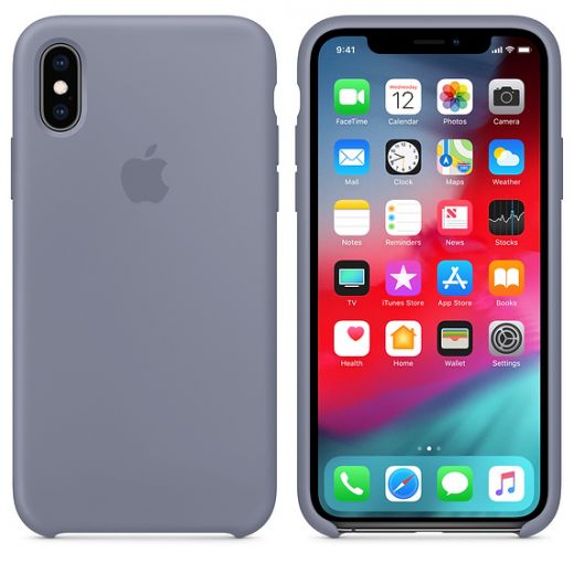 Чехол Apple Silicone Case Lavender Gray (MTFC2) для iPhone XS