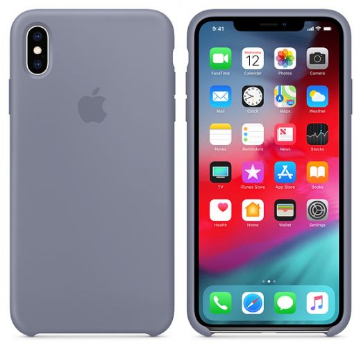 Чехол Apple Silicone Case Lavender Gray (MTFH2) для iPhone XS Max