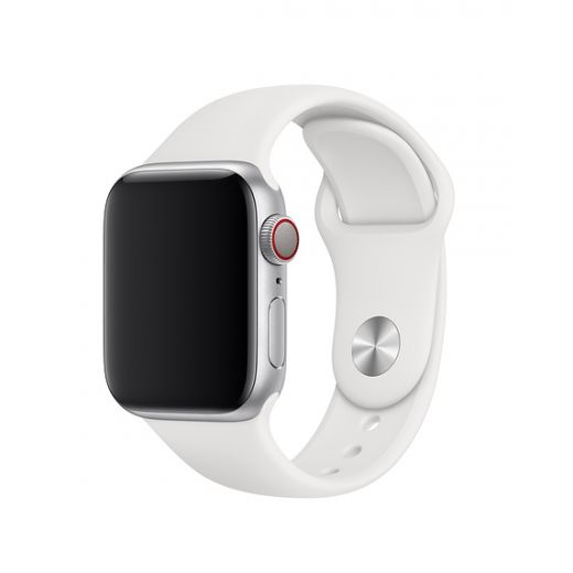 Ремешок Apple Watch Sport Band 41mm | 40mm | 38mm  White (MTP52)