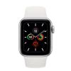 Apple Watch Series 5 (GPS) 40mm Silver Aluminum Case with White Sport Band (MWV62)