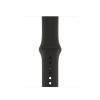 Силиконовый ремешок Apple Watch Sport Band Black 42mm | 41mm | 40mm | 38mm (MTP62)