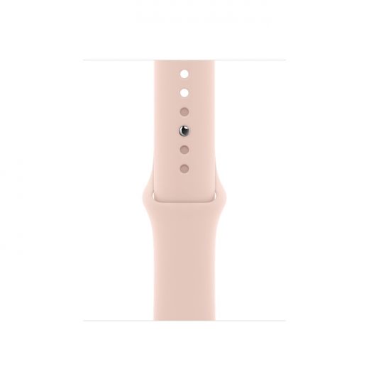Apple Watch SE GPS 40mm Gold Aluminum Case with Pink Sand Sport Band (MYDN2)