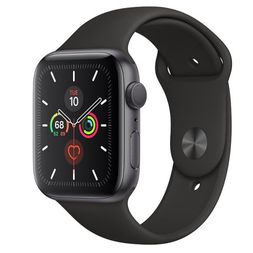 Б/У Apple Watch Series 5 (GPS) 44mm Space Gray Aluminum Case with Black Sport Band (MWVF2) 5-