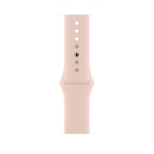 Apple Watch SE GPS 44mm Gold Aluminum Case with Pink Sand Sport Band (MYDR2)