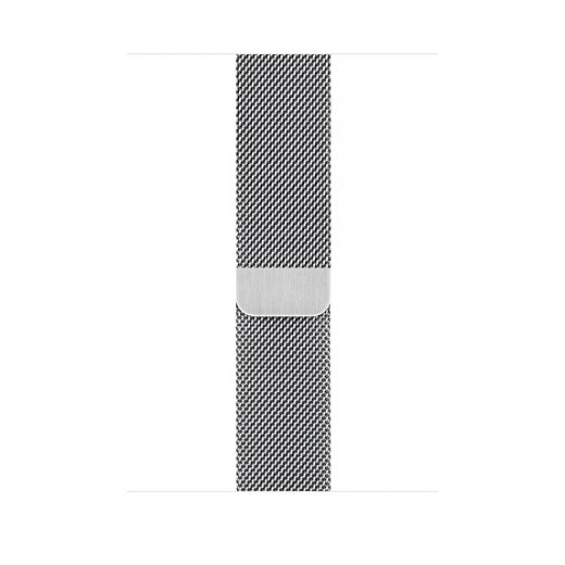 Оригинальный ремешок Apple Milanese Loop Silver (MTU62) для Apple Watch 42mm | 44mm | 45mm