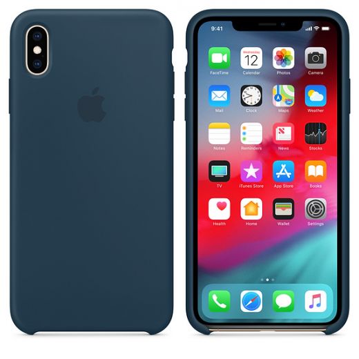 Чехол Apple Silicone Case Pacific Green (MUJQ2) для iPhone XS Max