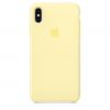 Чехол Apple Silicone Case Mellow Yellow (MUJR2) для iPhone XS Max