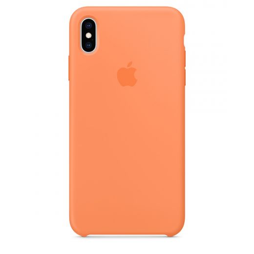 Чехол Apple Silicone Case Papaya (MVF72) для iPhone XS Max