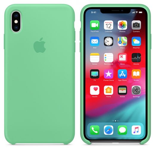 Чехол Apple Silicone Case Spearmint (MVF82) для iPhone XS Max