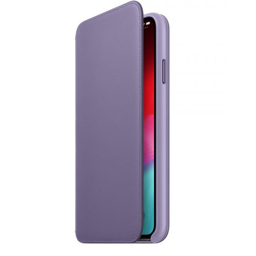 Чехол Apple Leather Folio Lilac (MVFV2) для iPhone XS Max